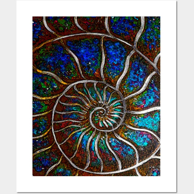 Ammonite Ultra Wall Art by Dual Rogue